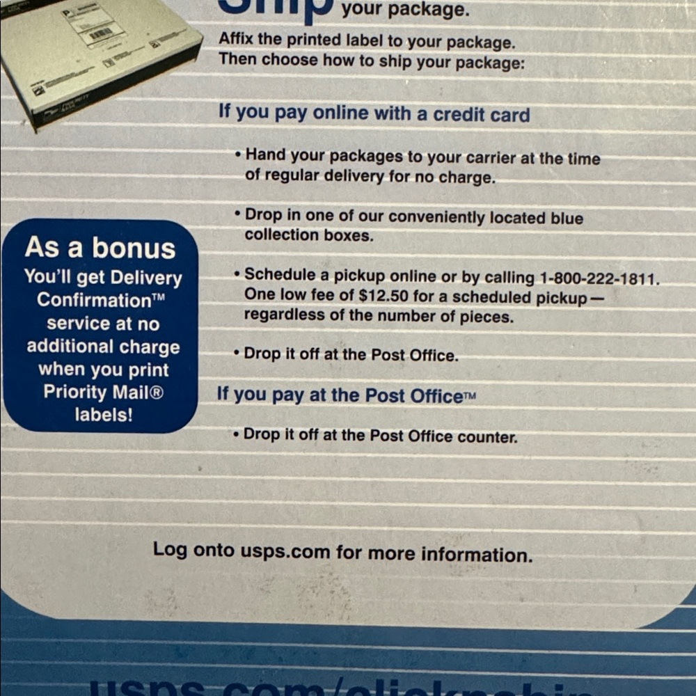 NEW IN PACKAGE- Blue USPS Postal Scale with Accessories - Picture 8 of 8